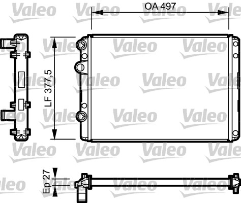 Radiateur Valeo 732953