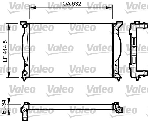 Radiateur Valeo 732963