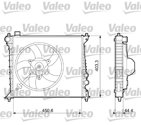 Radiateur Valeo 733074