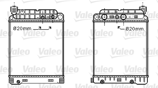 Radiateur Valeo 733416