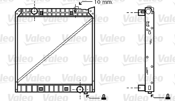 Radiateur Valeo 733417