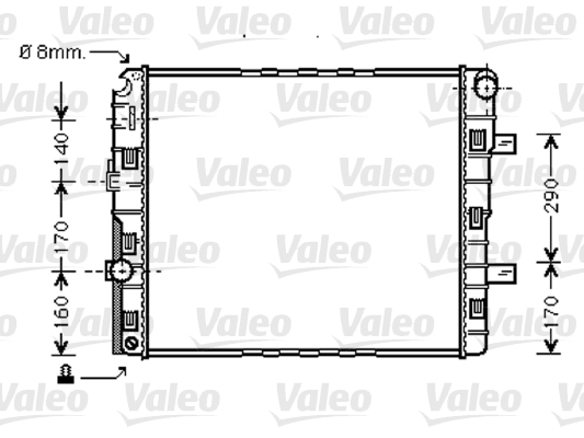 Radiateur Valeo 733422