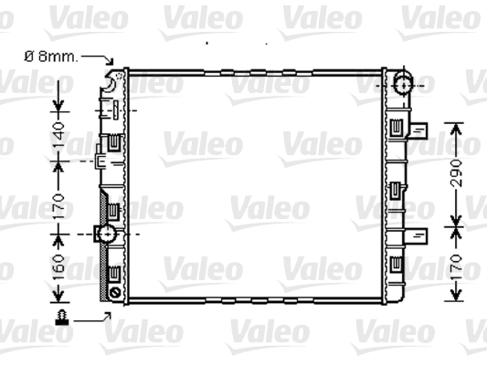 Radiateur Valeo 733423