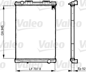 Koelblok radiateur Valeo 733511