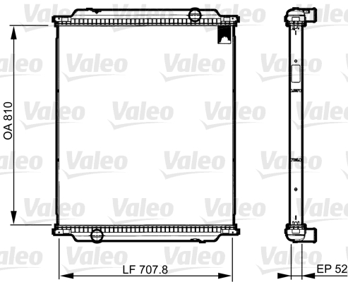 Koelblok radiateur Valeo 733516