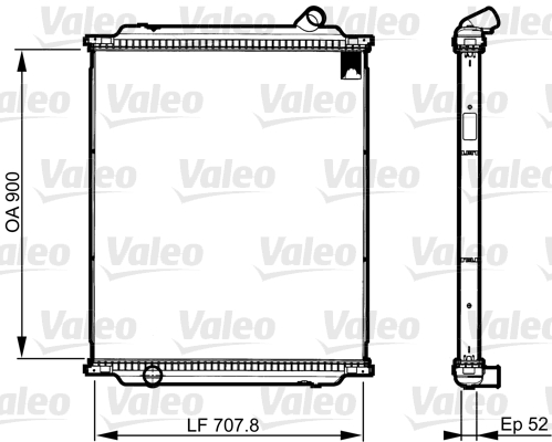 Koelblok radiateur Valeo 733519