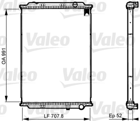 Koelblok radiateur Valeo 733523