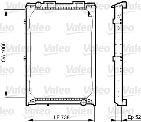 Radiateur Valeo 733529