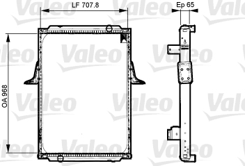 Radiateur Valeo 733532