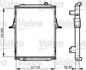 Radiateur Valeo 733533