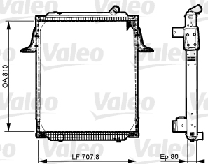 Radiateur Valeo 733535