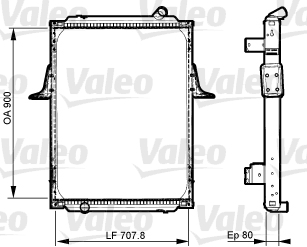 Radiateur Valeo 733536