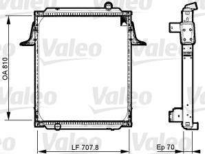 Radiateur Valeo 733538