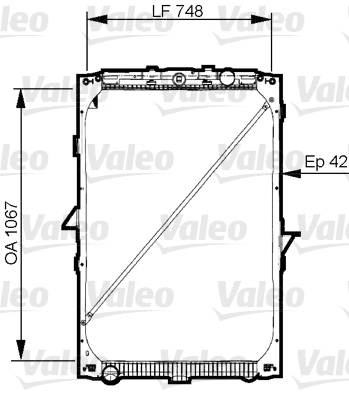 Radiateur Valeo 733544