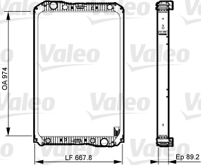 Radiateur Valeo 733545