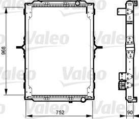 Radiateur Valeo 733547