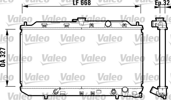 Radiateur Valeo 734111