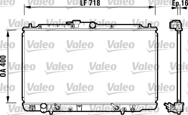 Radiateur Valeo 734113