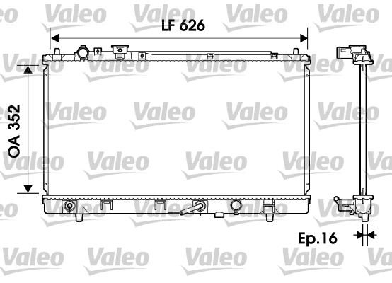 Radiateur Valeo 734126