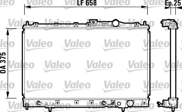 Radiateur Valeo 734127