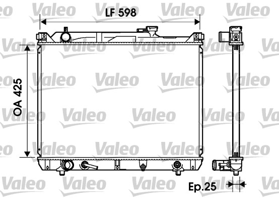 Radiateur Valeo 734161