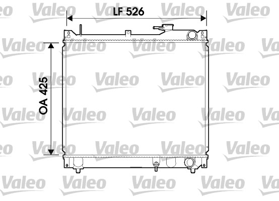 Radiateur Valeo 734162