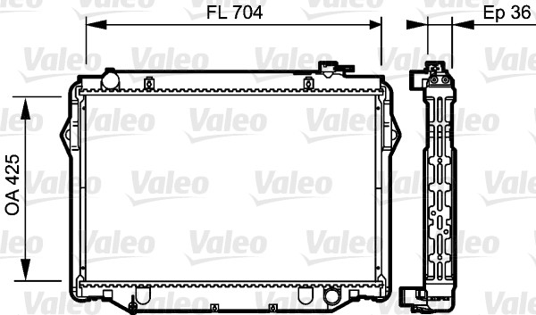 Radiateur Valeo 734189