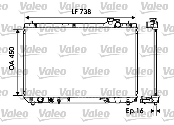 Radiateur Valeo 734194