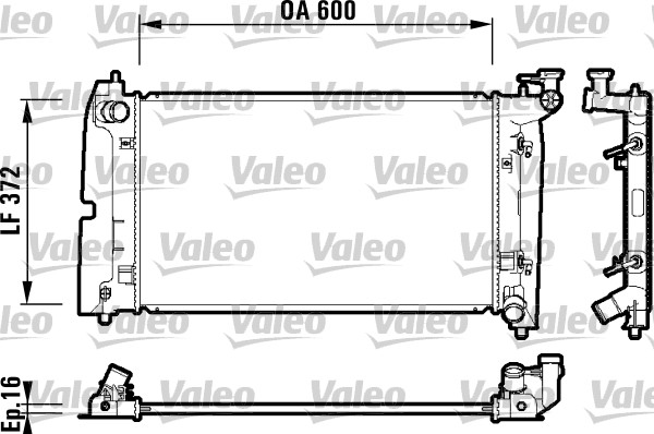 Radiateur Valeo 734200