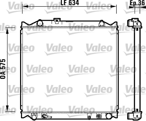 Radiateur Valeo 734206