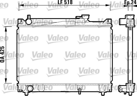 Radiateur Valeo 734213