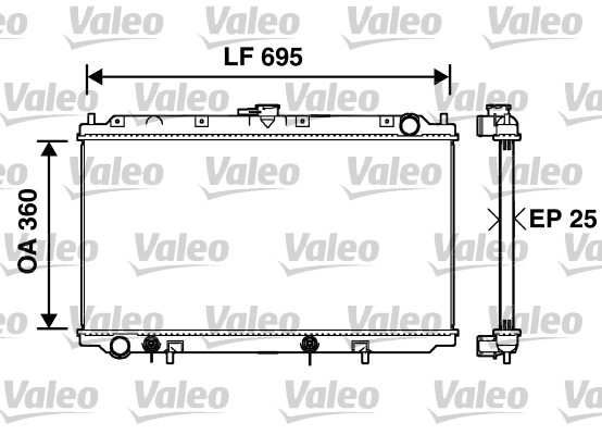 Radiateur Valeo 734215