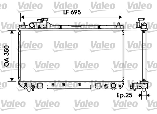 Radiateur Valeo 734216