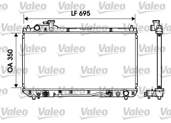 Radiateur Valeo 734217