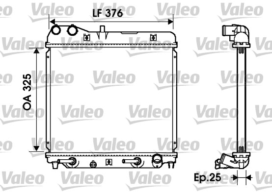 Radiateur Valeo 734218