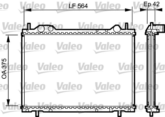 Radiateur Valeo 734220