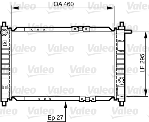 Radiateur Valeo 734250