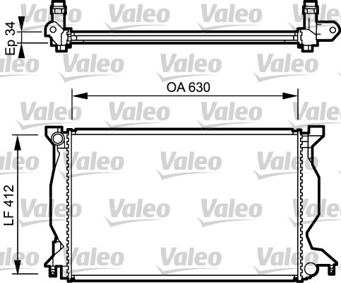 Radiateur Valeo 734268