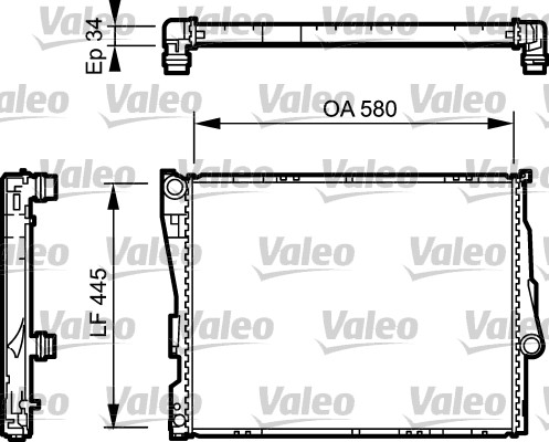 Radiateur Valeo 734276