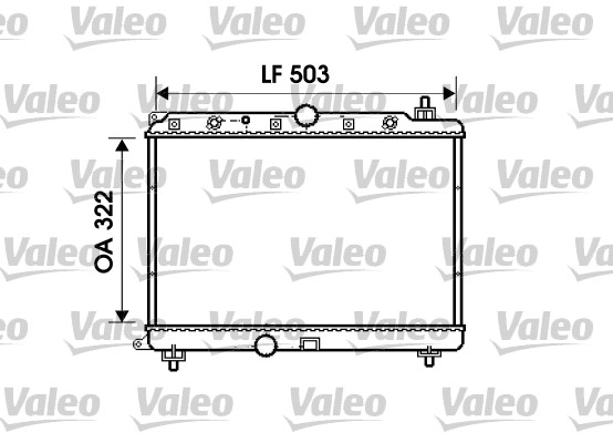 Radiateur Valeo 734290