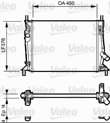 Radiateur Valeo 734319