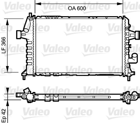 Radiateur Valeo 734322