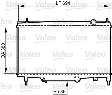 Radiateur Valeo 734336