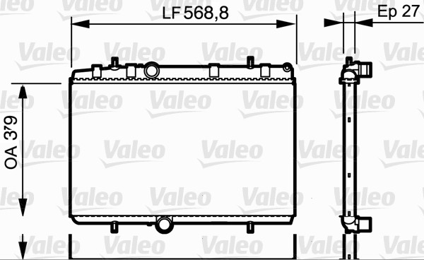 Radiateur Valeo 734338