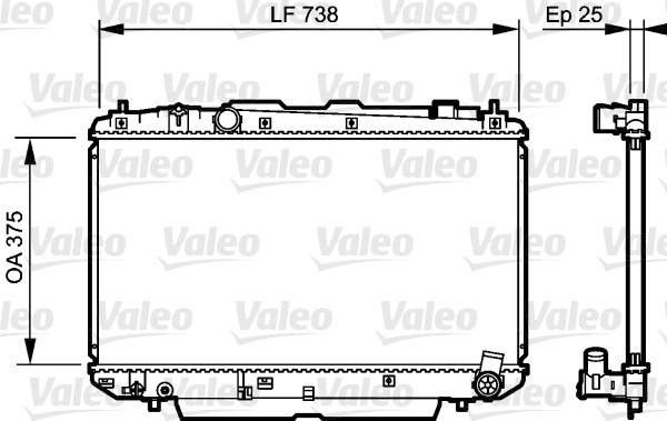 Radiateur Valeo 734397