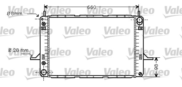 Radiateur Valeo 734428