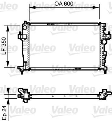 Radiateur Valeo 734464