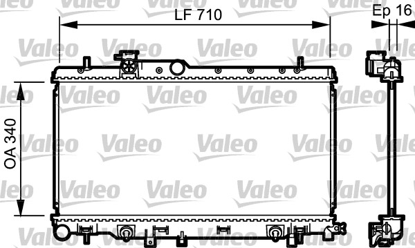 Radiateur Valeo 734465