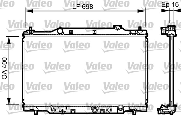 Radiateur Valeo 734478