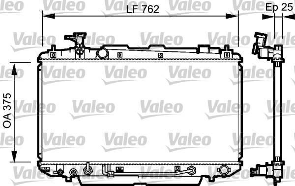 Radiateur Valeo 734493